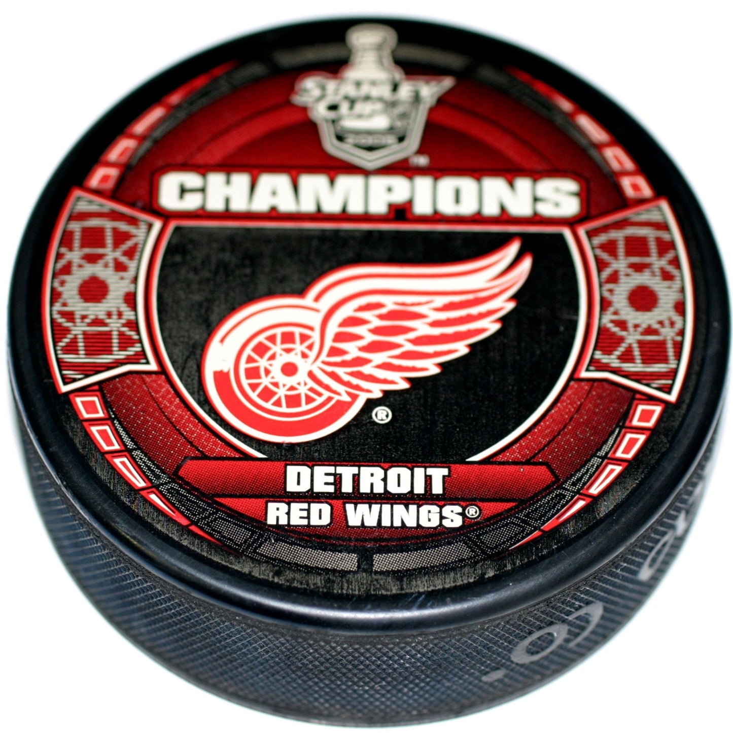 Detroit Red Wings 2008 Stanley Cup Champions Collectible Hockey Puck