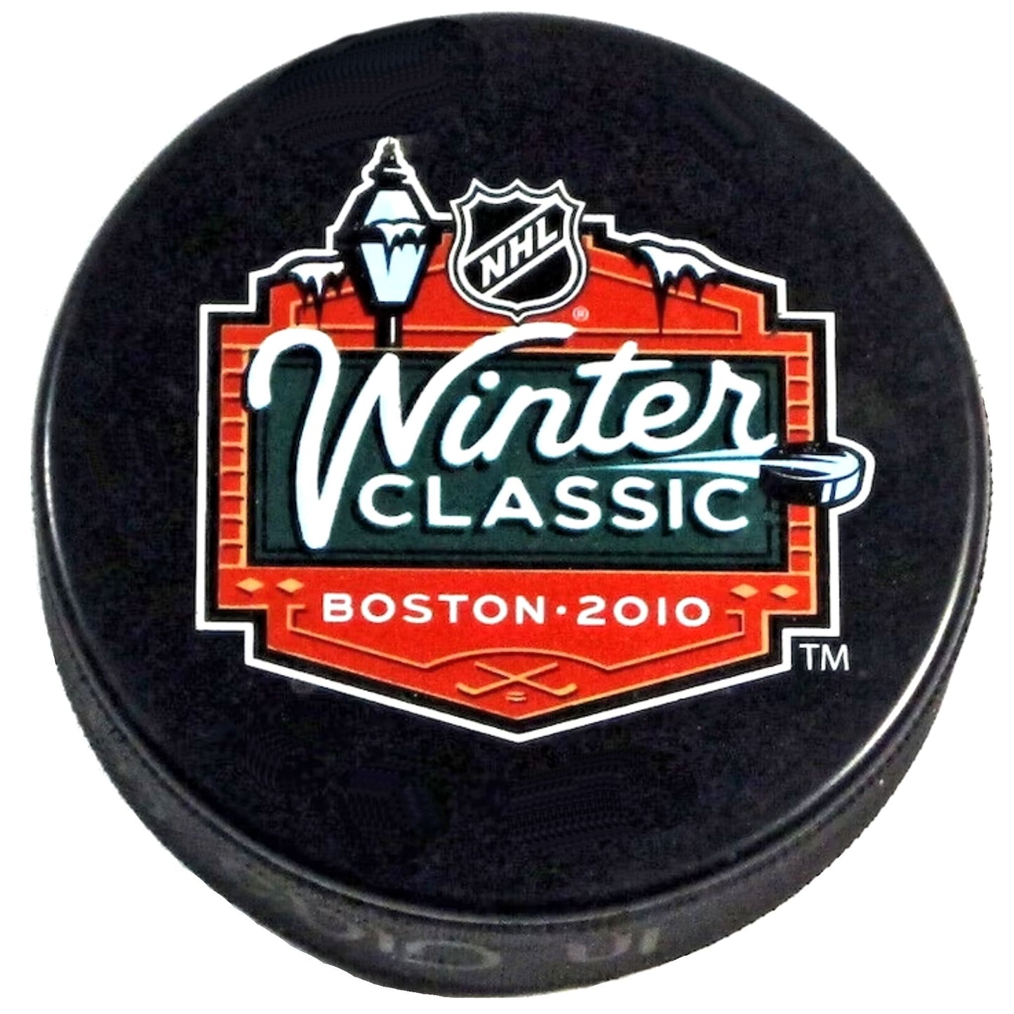 2010 NHL Winter Classic Souvenir Collectible Hockey Puck -Philadelphia Flyers vs the Boston Bruins-