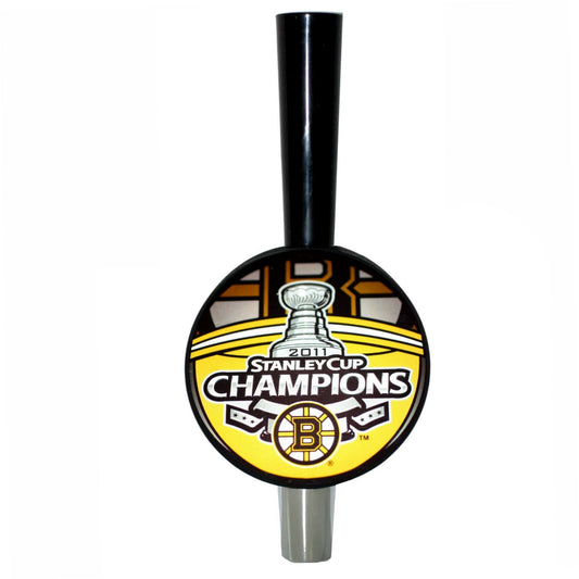 Boston Bruins 2011 Stanley Cup Champions Tall-Boy Hockey Puck Beer Tap Handle
