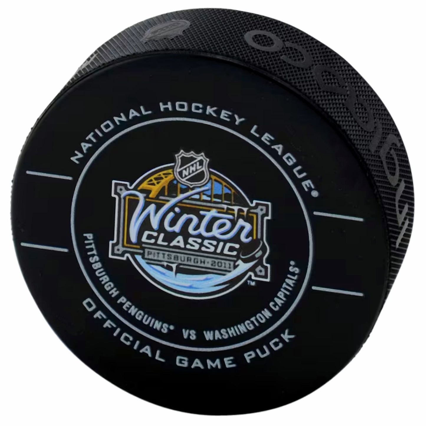 2011 NHL Winter Classic Game Style Collectible Hockey Puck - Out of Print Container