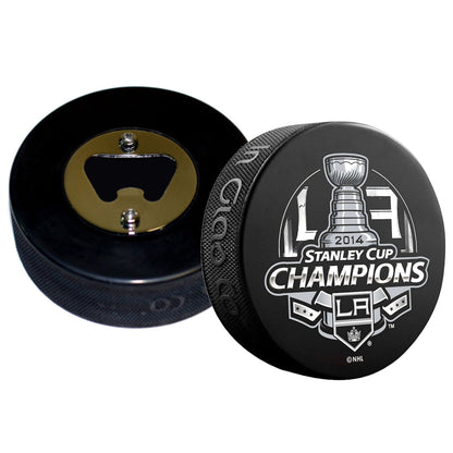 Los Angeles Kings 2014 Stanley Cup Champions Hockey Puck Bottle Opener