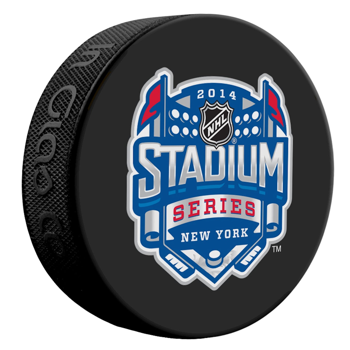 2014 NHL New York Stadium Series Souvenir Style Collectible Hockey Puck