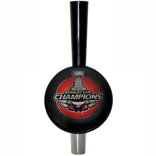 Washington Capitals 2018 Stanley Cup Champions Tall-Boy Hockey Puck Beer Tap Handle