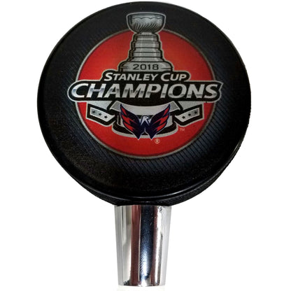 Washington Capitals 2018 Stanley Cup Champions Hockey Puck Beer Tap Handle