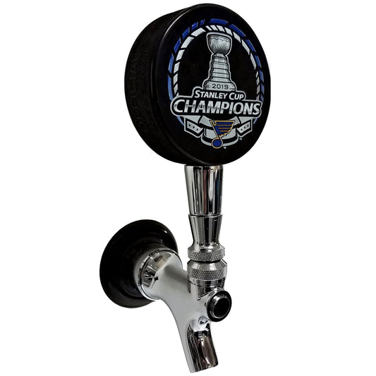 St. Louis Blues 2019 Stanley Cup Champions Hockey Puck Beer Tap Handle