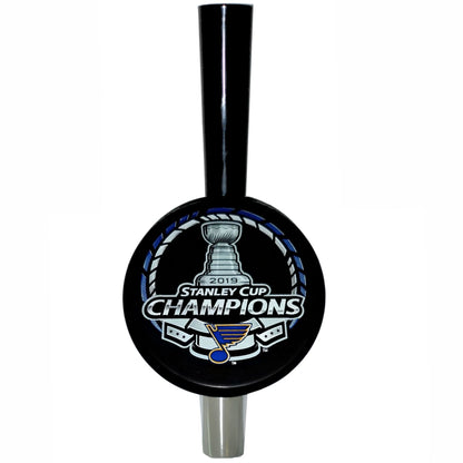 St. Louis Blues 2019 Stanley Cup Champions Tall-Boy Hockey Puck Beer Tap Handle