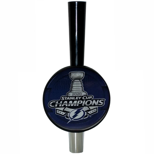 Tampa Bay Lightning 2020 Stanley Cup Champions Tall-Boy Hockey Puck Beer Tap Handle