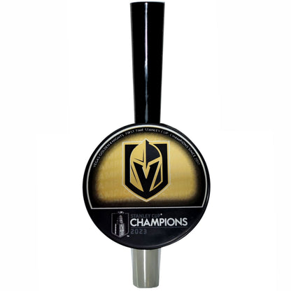 Vegas Golden Knights 2023 Stanley Cup Champions Tall-Boy Hockey Puck Beer Tap Handle