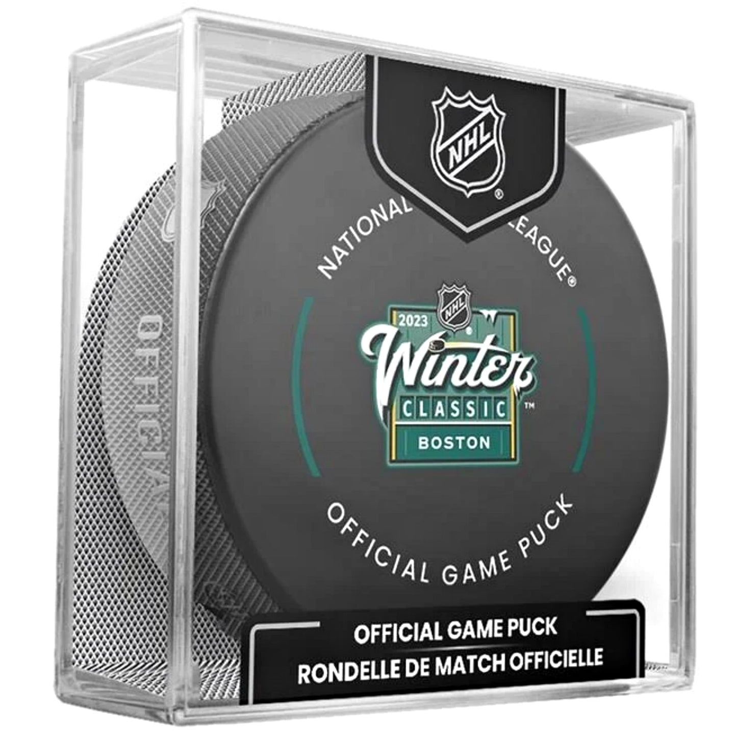 2023 NHL Winter Classic Game Style Collectible Hockey Puck -Pittsburgh Penguins vs the Boston Bruins-