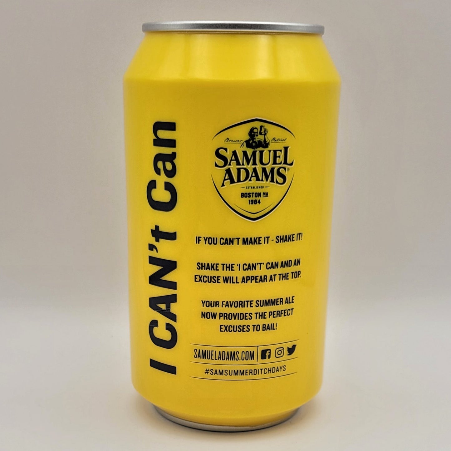 The Samuel Adams Highly Collectible 'I CAN't Can'