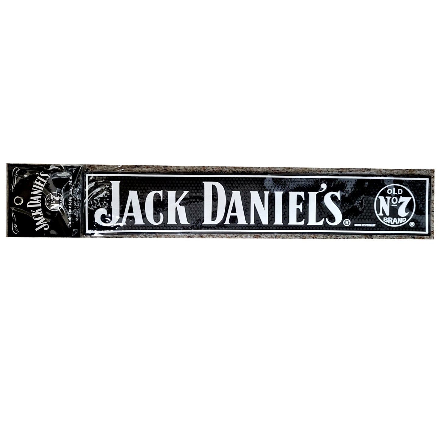 Jack Daniels Old No.7 Black Bar Mat