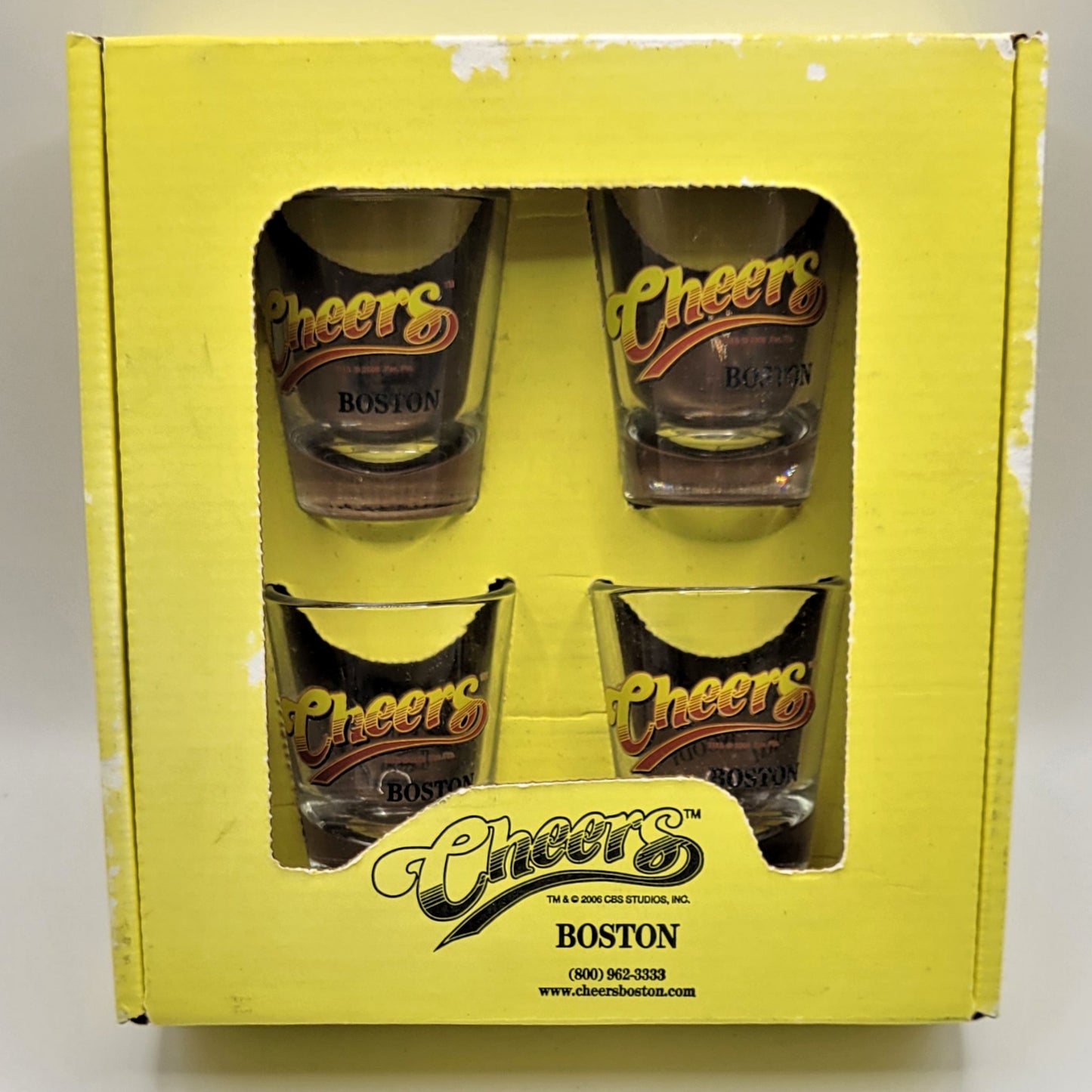 Cheers TV Show Collectible Shot Glass Set