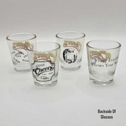 Cheers TV Show Collectible Shot Glass Set