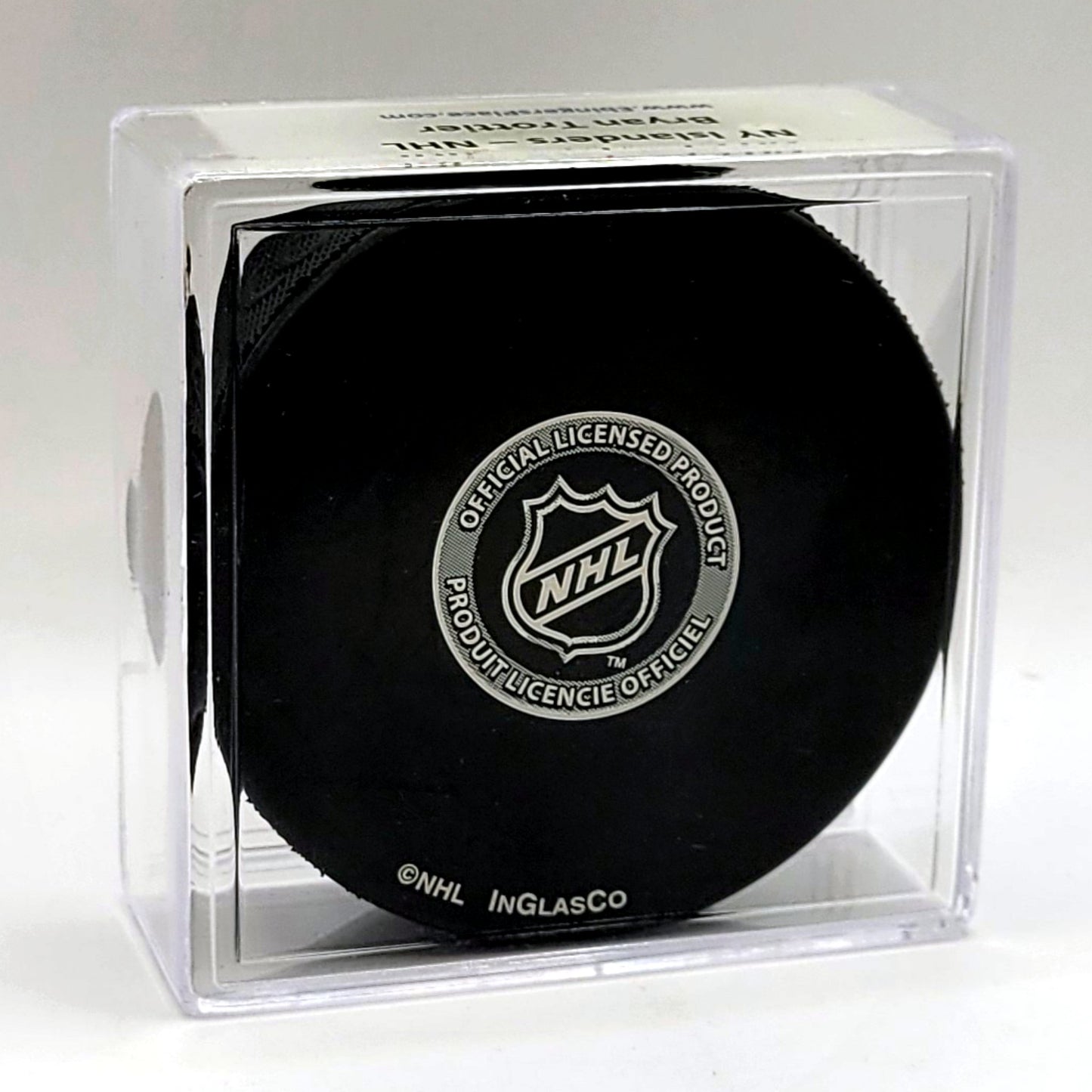 New York Islanders Bryan Trottier Autographed Hockey Puck With COA