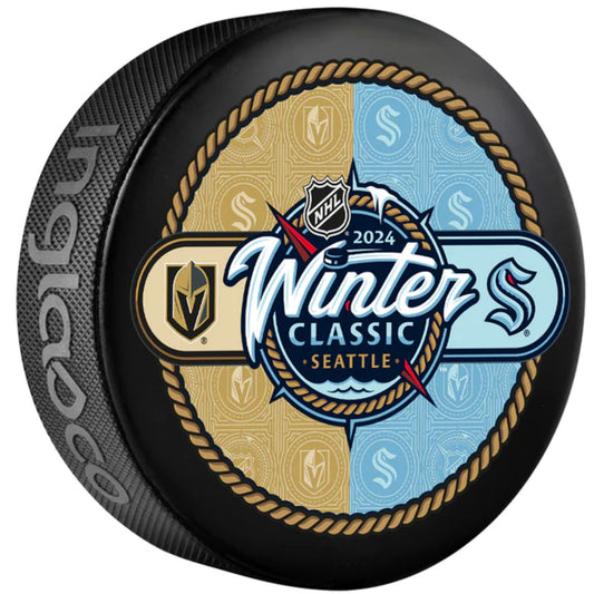 2024 NHL Winter Classic Dueling Collectible Hockey Puck -Vegas vs Seattle-