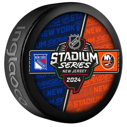 2024 NHL Stadium Series Dueling Style Collectible Hockey Puck -Rangers vs Islanders-
