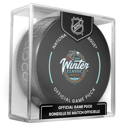 2024 NHL Winter Classic Game Style Collectible Hockey Puck -Vegas vs Seattle-