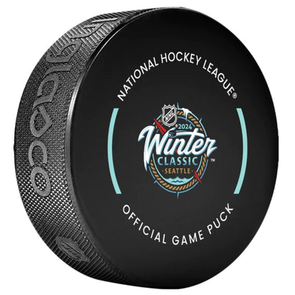 2024 NHL Winter Classic Game Style Collectible Hockey Puck -Vegas vs Seattle-