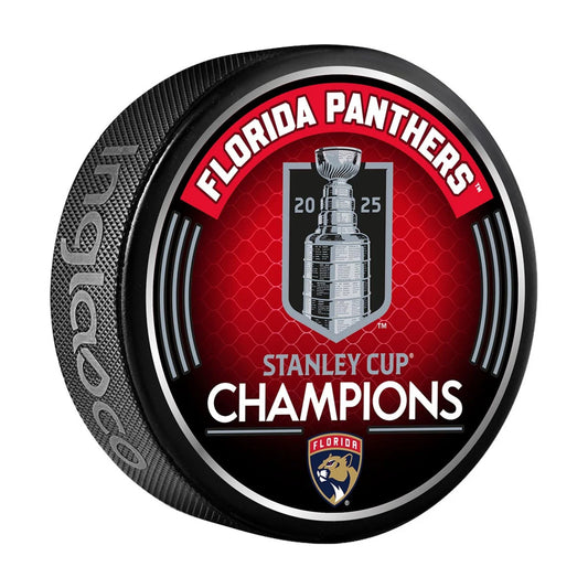 2025 Florida Panthers Stanley Cup Champions Collectible Hockey Puck