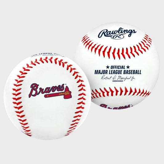 Atlanta Braves Collectible MLB Logo Baseball