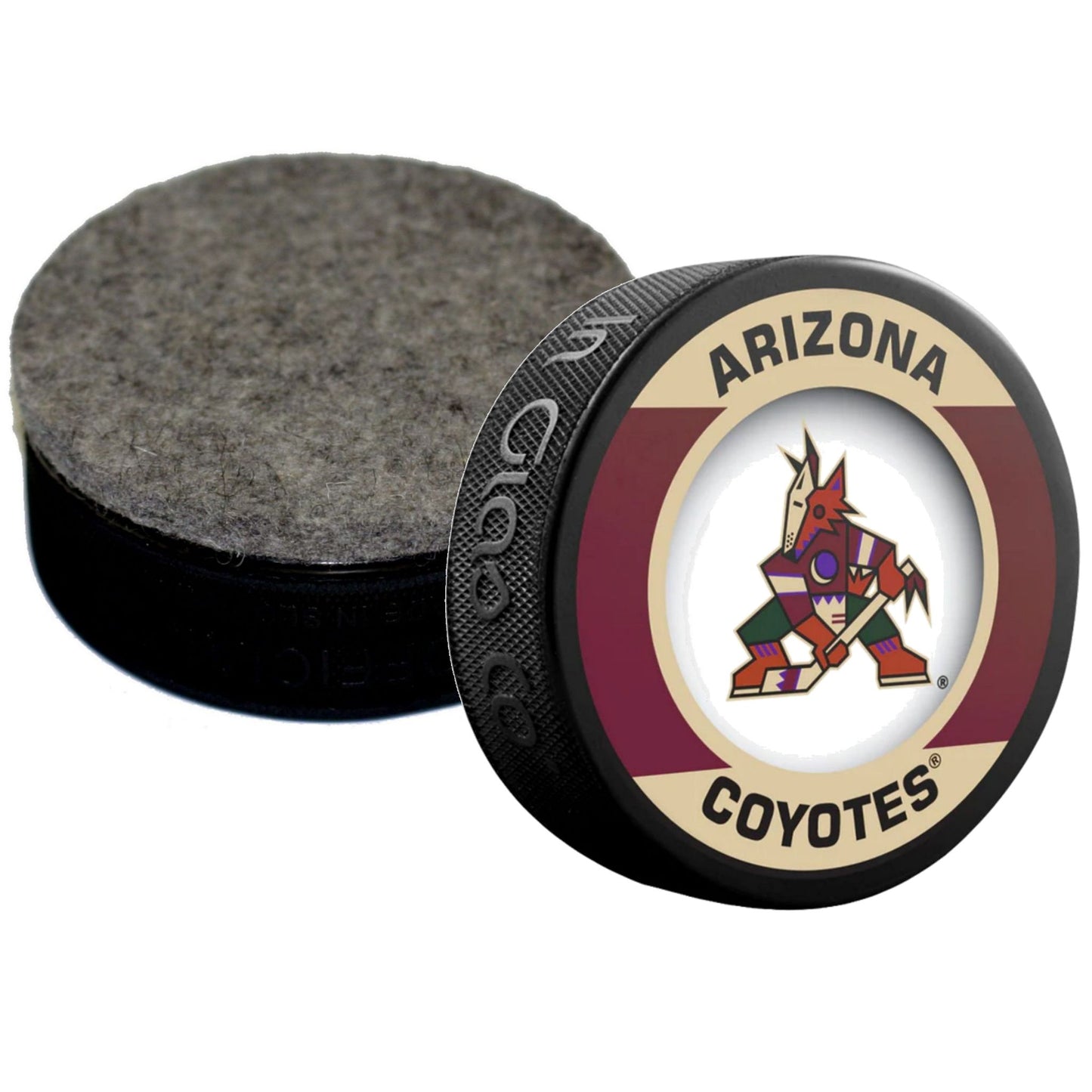 Arizona Coyotes Retro Series Hockey Puck Board Eraser For Chalk & Whiteboards