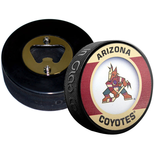 Arizona Coyotes Retro Series Hockey Puck Bottle Opener