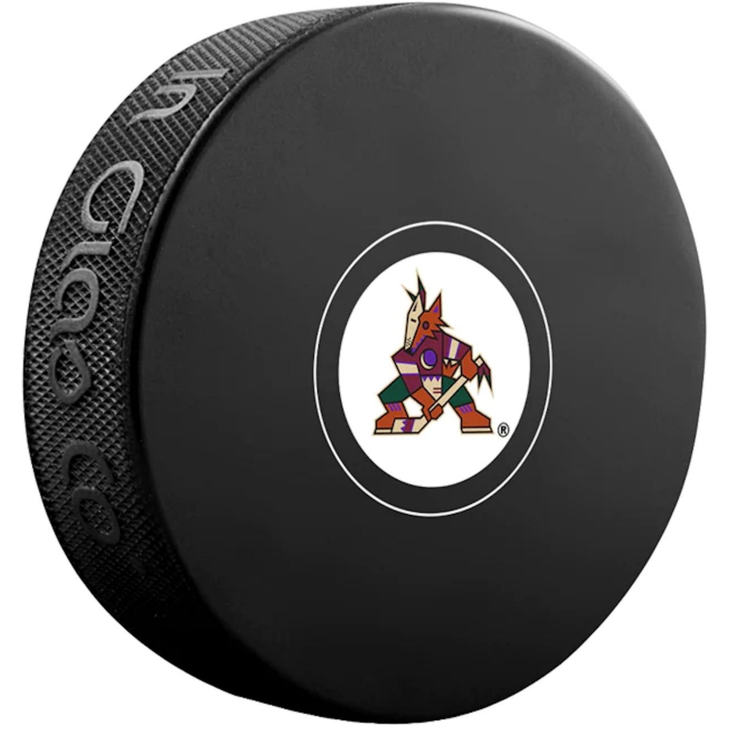 Arizona Coyotes Autograph Style Collectible Hockey Puck
