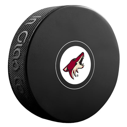 Arizona Coyotes Throwback Logo Autograph Style Collectible Hockey Puck