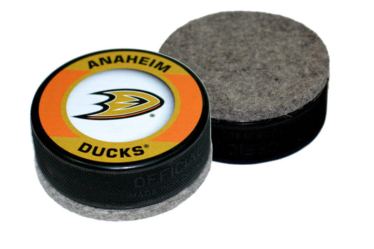 Anaheim Ducks Retro Series Hockey Puck Board Eraser For Chalk & Whiteboards