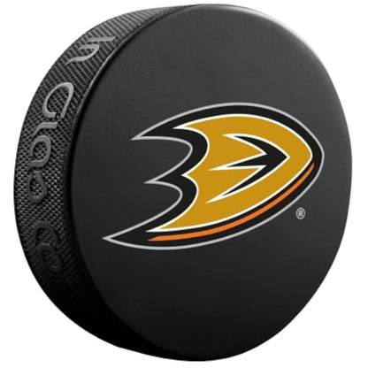 Anaheim Ducks Throwback Logo Basic Style Collectible Hockey Puck