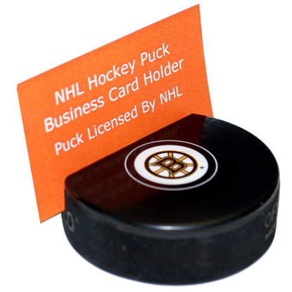 Boston Bruins Autograph Series Hockey Puck Business Card Holder