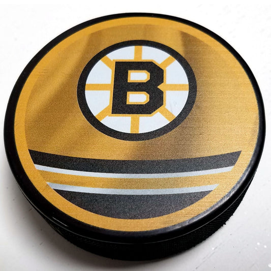 Boston Bruins Reverse Retro Series Collectible Hockey Puck