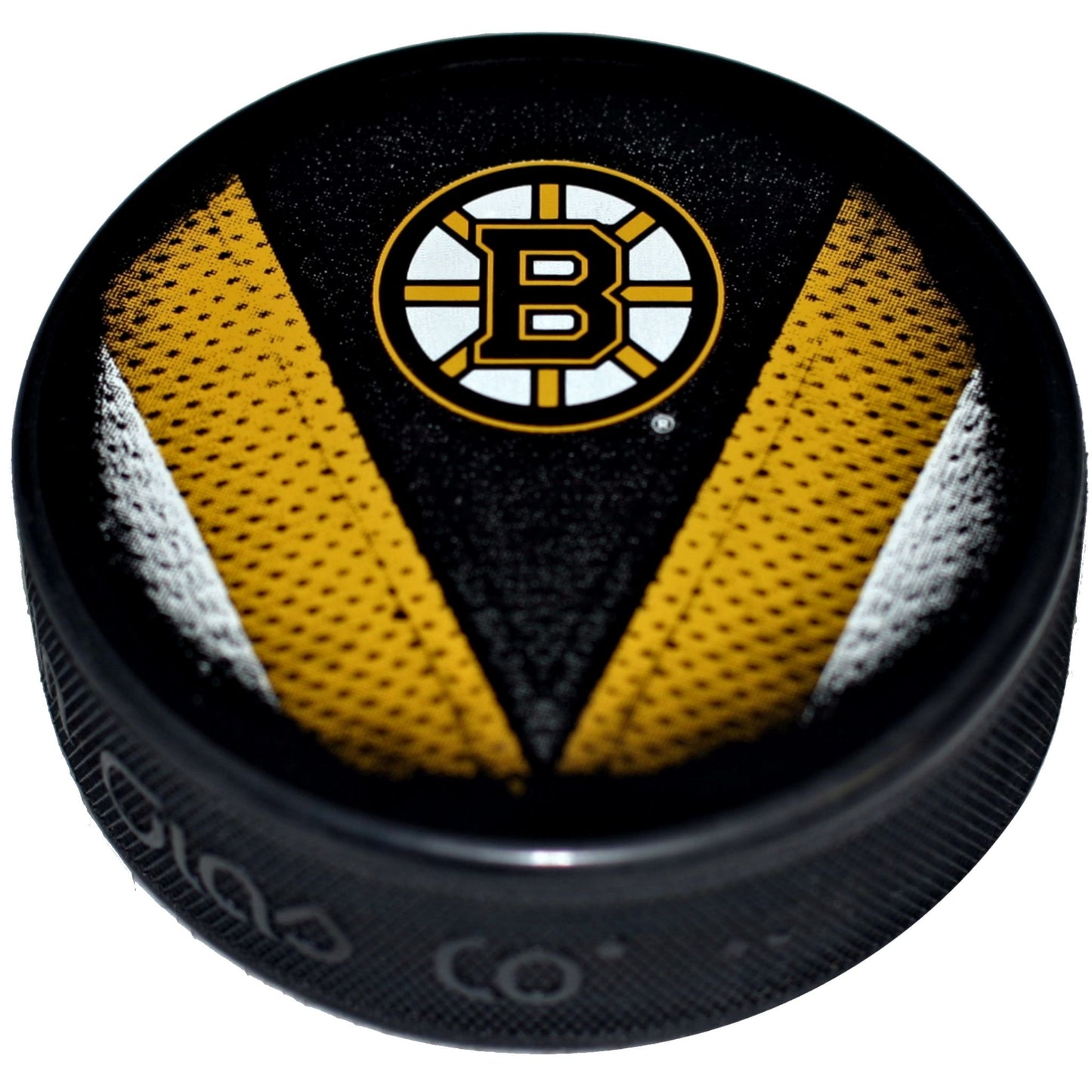 Boston Bruins Stitch Series Collectible Hockey Puck