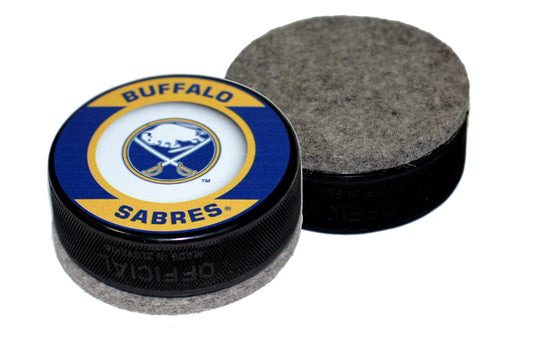 Buffalo Sabres Retro Series Hockey Puck Board Eraser For Chalk & Whiteboards