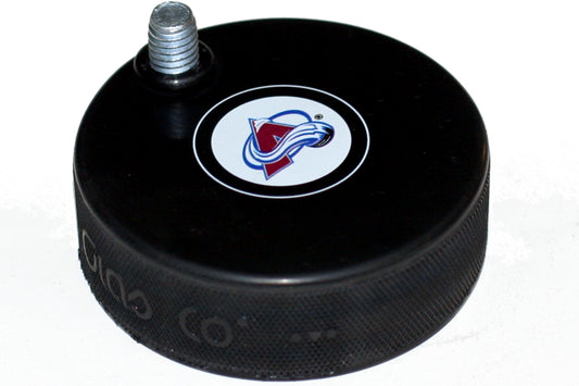 Colorado Avalanche Hockey Puck Beer Tap Handle Display
