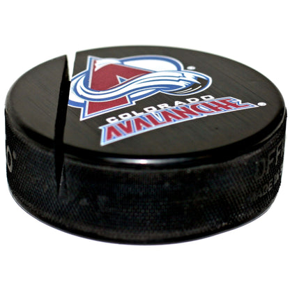 Colorado Avalanche Basic Series Hockey Puck Business Card Holder