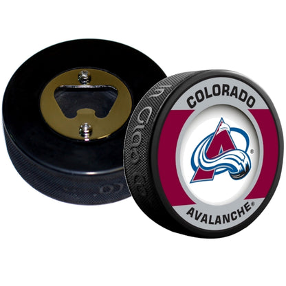 Colorado Avalanche Retro Series Hockey Puck Bottle Opener