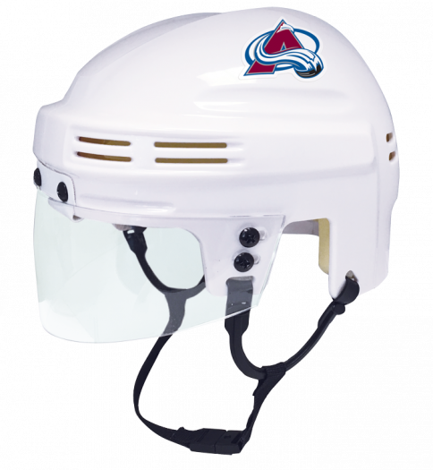 Colorado Avalanche White Unsigned Collectible Mini Hockey Helmet