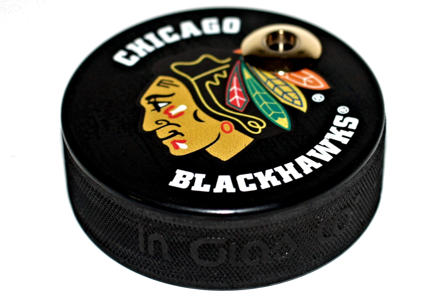 Chicago Blackhawks Basic Series Artisan Hockey Puck Desk Pen Holder