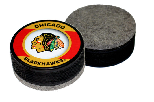 Chicago Blackhawks Retro Series Hockey Puck Board Eraser For Chalk & Whiteboards