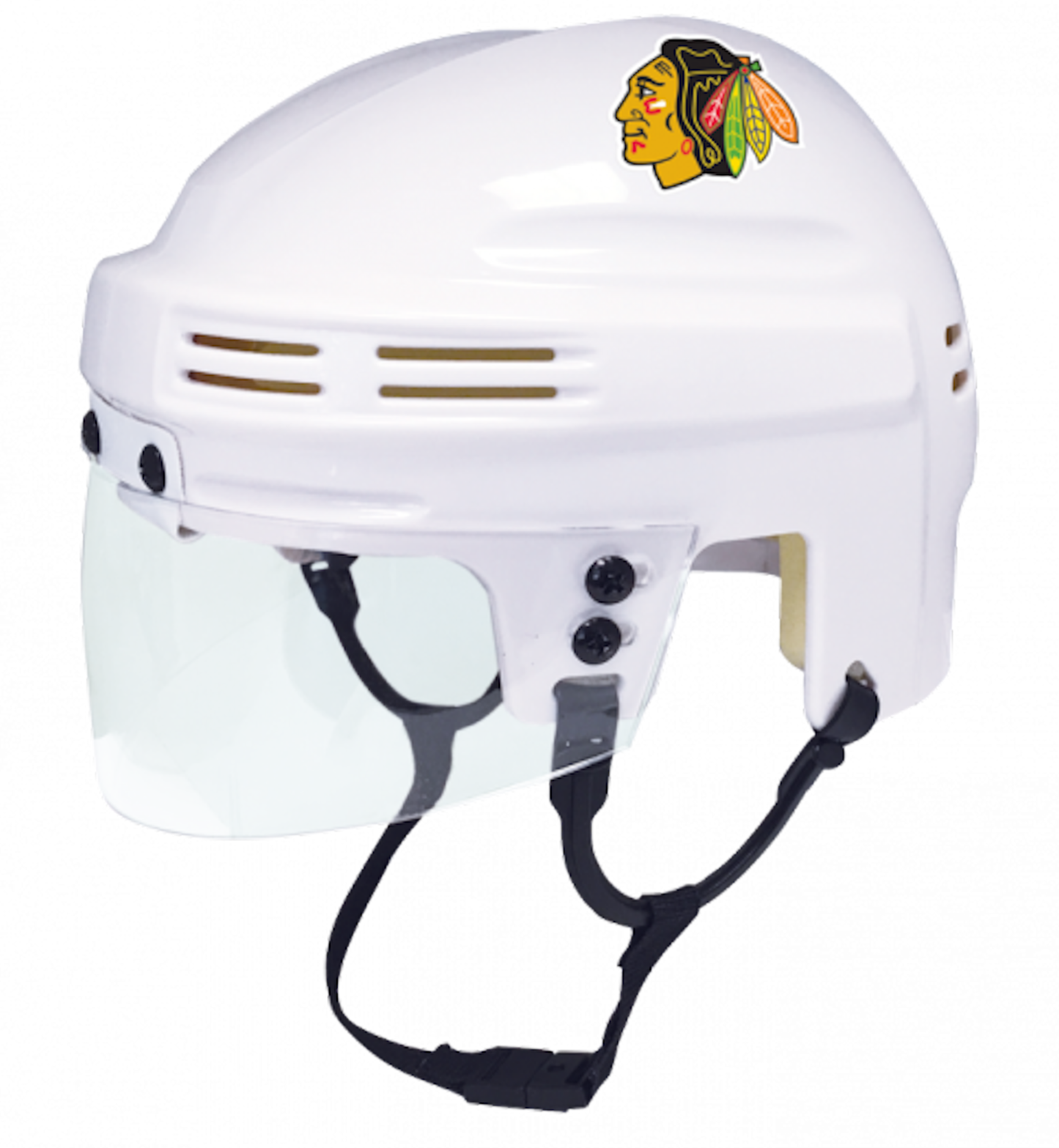 Chicago Blackhawks White Unsigned Collectible Mini Hockey Helmet