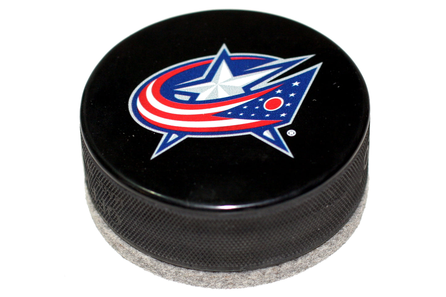 Columbus Blue Jackets Basic Series Hockey Puck Board Eraser For Chalk & Whiteboards