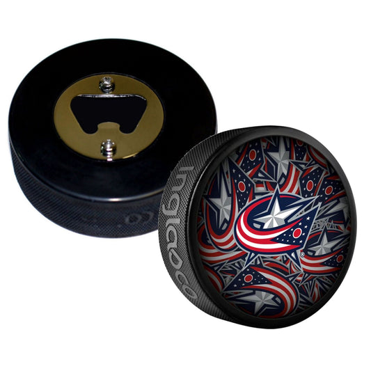 Columbus Blue Jackets Clone Series Hockey Puck Bottle Opener