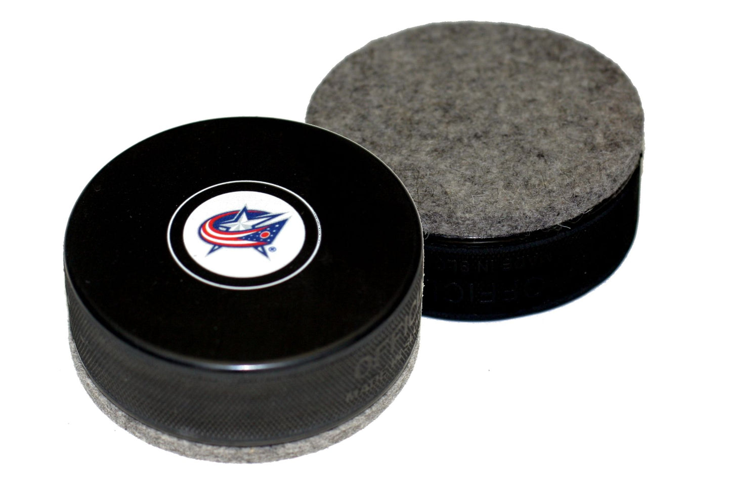 Columbus Blue Jackets Autograph Series Hockey Puck Board Eraser For Chalk and Whiteboards