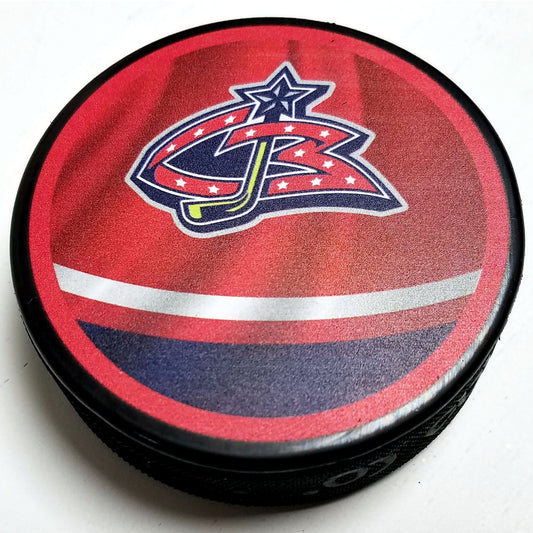 Columbus Blue Jackets Reverse Retro Series Collectible Hockey Puck