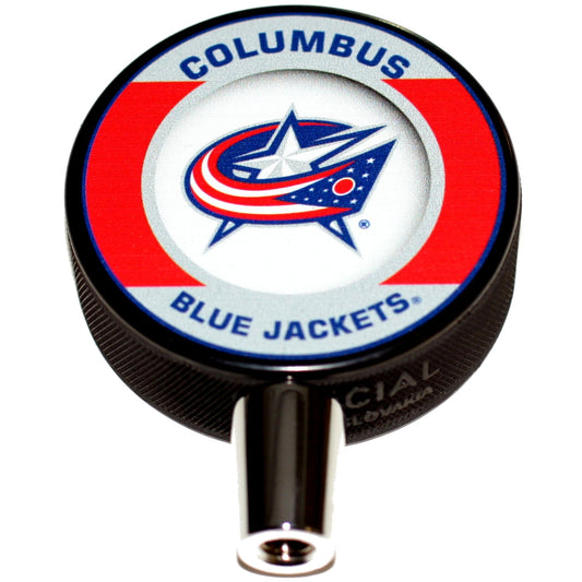 Columbus Blue Jackets Retro Series Hockey Puck Beer Tap Handle