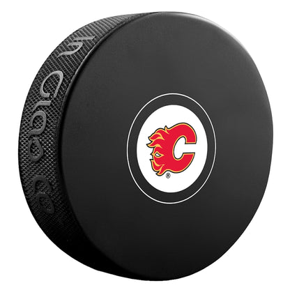 Calgary Flames Autograph Series Collectible Hockey Puck