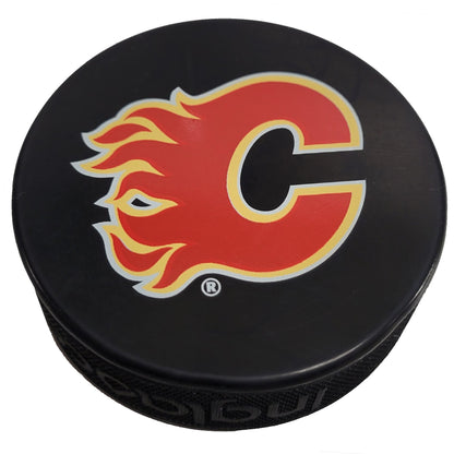 Calgary Flames Basic Style Collectible Hockey Puck