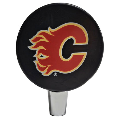 Calgary Flames Basic Series Hockey Puck Beer Tap Handle