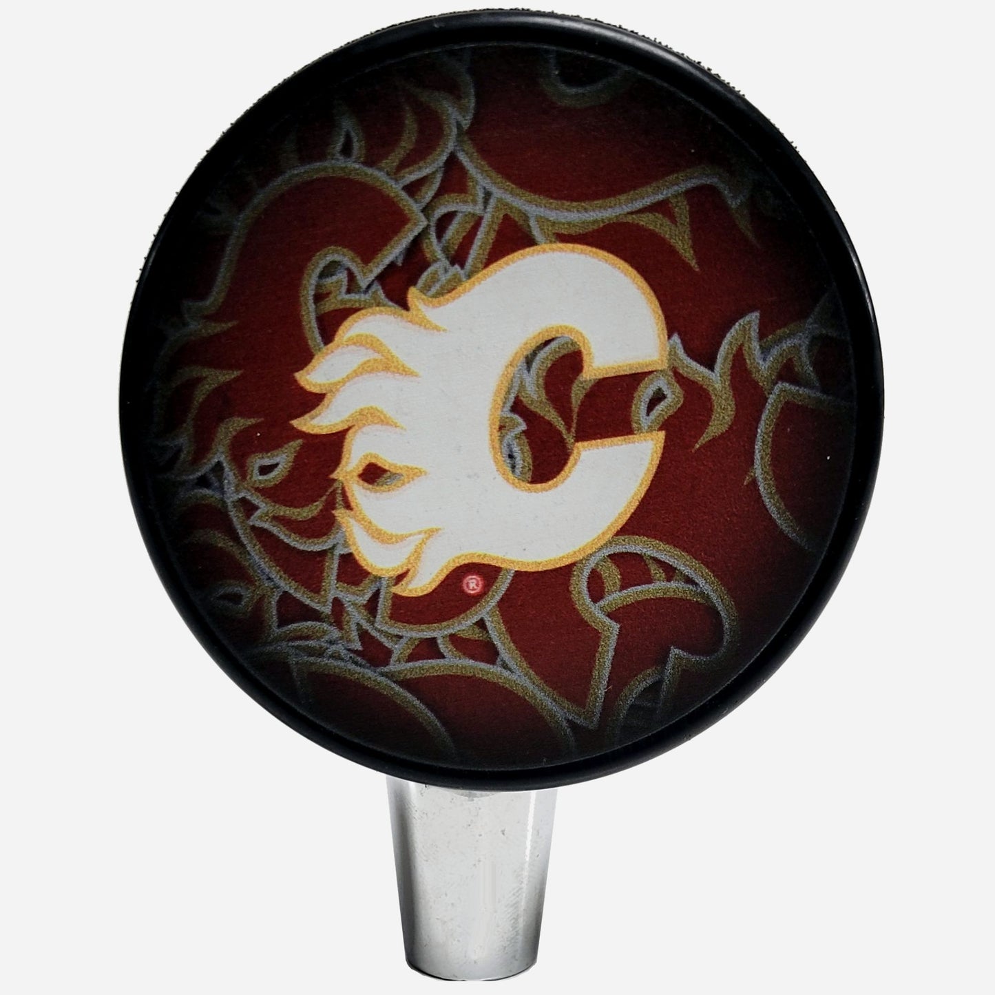 Calgary Flames Clone Series Hockey Puck Beer Tap Handle